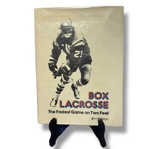 Box Lacrosse The Fastest Game On Two Feet By Jim Hinkson VTG HC DJ Library 1st